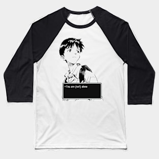 Neon Genesis Evangelion - You are (not) alone Baseball T-Shirt